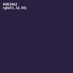 #2B2042 - Tuna Color Image