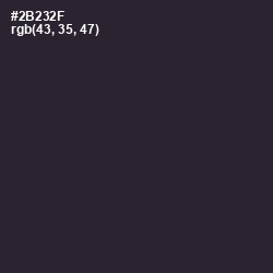 #2B232F - Shark Color Image