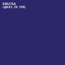 #2B276A - Jacarta Color Image