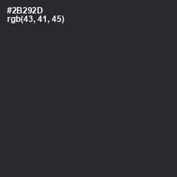 #2B292D - Shark Color Image