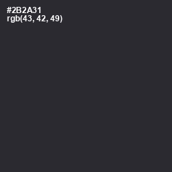 #2B2A31 - Charade Color Image