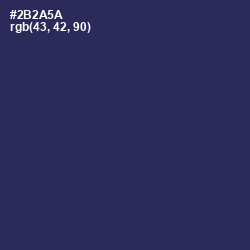 #2B2A5A - Cloud Burst Color Image