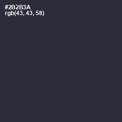 #2B2B3A - Charade Color Image