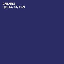 #2B2B66 - Jacarta Color Image