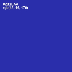 #2B2EAA - Governor Bay Color Image