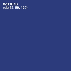 #2B3B7B - Astronaut Color Image
