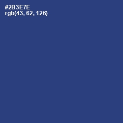 #2B3E7E - Astronaut Color Image