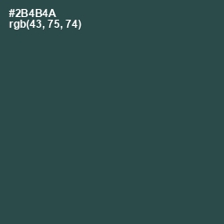 #2B4B4A - Plantation Color Image