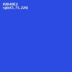 #2B4BE2 - Mariner Color Image