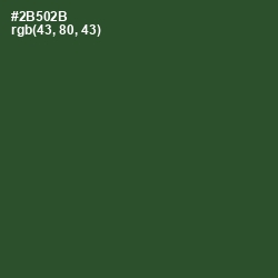 #2B502B - Lunar Green Color Image