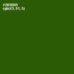#2B5B05 - Green House Color Image