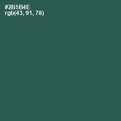 #2B5B4E - Plantation Color Image