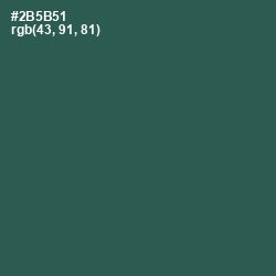 #2B5B51 - Spectra Color Image