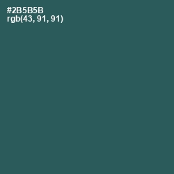 #2B5B5B - Spectra Color Image