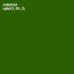 #2B5F02 - Green House Color Image