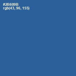 #2B609B - Calypso Color Image