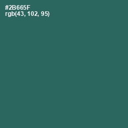 #2B665F - Amazon Color Image