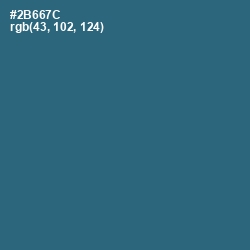 #2B667C - Ming Color Image