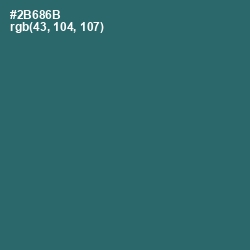 #2B686B - Casal Color Image