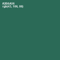 #2B6A56 - Killarney Color Image