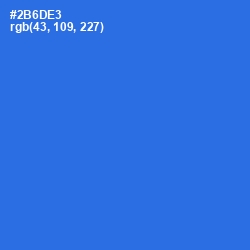 #2B6DE3 - Mariner Color Image