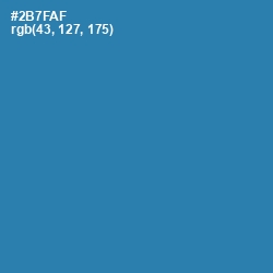 #2B7FAF - Astral Color Image