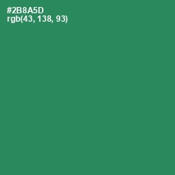 #2B8A5D - Eucalyptus Color Image