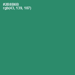 #2B8B6B - Eucalyptus Color Image