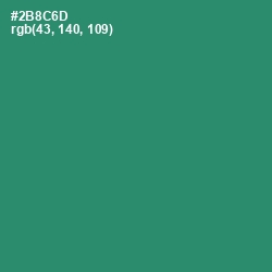 #2B8C6D - Eucalyptus Color Image