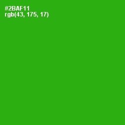 #2BAF11 - Forest Green Color Image