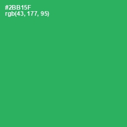 #2BB15F - Sea Green Color Image