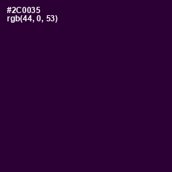 #2C0035 - Mardi Gras Color Image