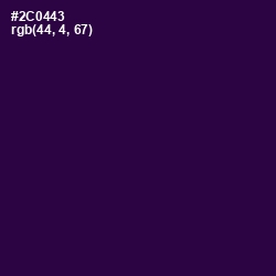 #2C0443 - Violet Color Image