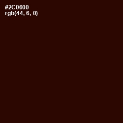 #2C0600 - Sepia Black Color Image