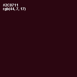 #2C0711 - Coffee Bean Color Image