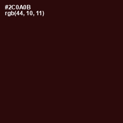#2C0A0B - Sepia Black Color Image