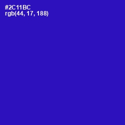 #2C11BC - Persian Blue Color Image