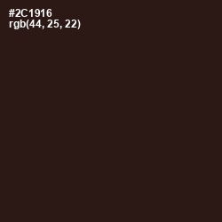 #2C1916 - Oil Color Image