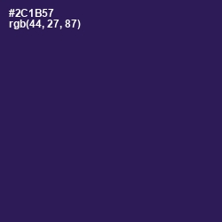 #2C1B57 - Valhalla Color Image