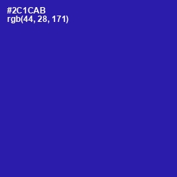 #2C1CAB - Jacksons Purple Color Image