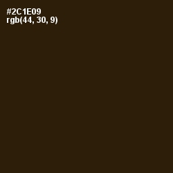 #2C1E09 - Jacko Bean Color Image