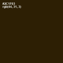 #2C1F03 - Jacko Bean Color Image
