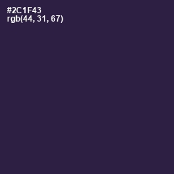 #2C1F43 - Valhalla Color Image