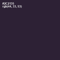 #2C2135 - Bleached Cedar Color Image