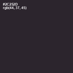 #2C252D - Shark Color Image