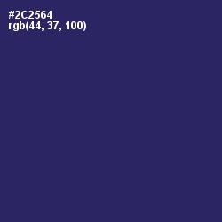 #2C2564 - Jacarta Color Image