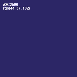 #2C2566 - Jacarta Color Image