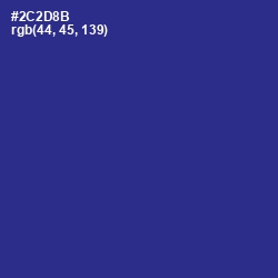 #2C2D8B - Jacksons Purple Color Image