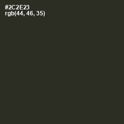 #2C2E23 - Shark Color Image