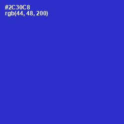 #2C30C8 - Dark Blue Color Image